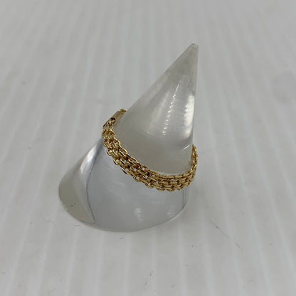 【中古品】【レディース】 L&Co. エルアンドコー K18 ビスマルク チェーン リング アクセサリー 指輪 192-261023-ko-10-teih カラー：ゴールド 万代Net店