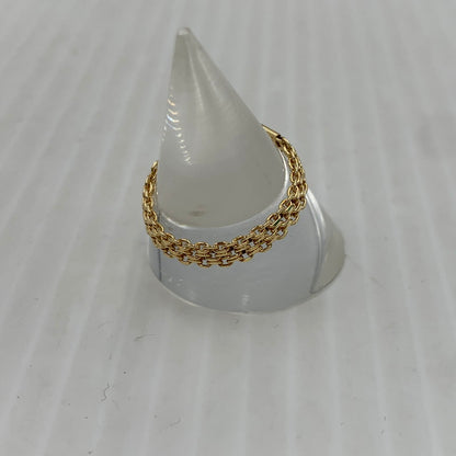 【中古品】【レディース】 L&Co. エルアンドコー K18 ビスマルク チェーン リング アクセサリー 指輪 192-261023-ko-10-teih カラー：ゴールド 万代Net店