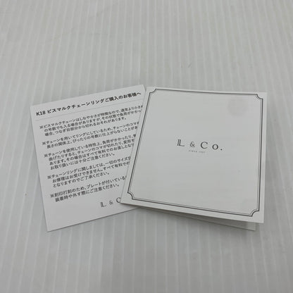 【中古品】【レディース】 L&Co. エルアンドコー K18 ビスマルク チェーン リング アクセサリー 指輪 192-261023-ko-10-teih カラー：ゴールド 万代Net店