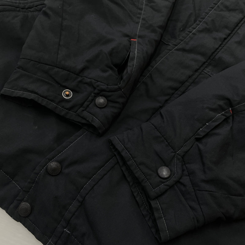 【現状渡し品】【メンズ】 RALLI ART MITUBISHI ラリーアート 三菱 JACKET ジャケット アウター 145-261018-sa-08-teih サイズ：LL カラー：ブラック 万代Net店