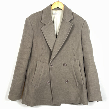 【現状渡し品】【メンズ】 BIRGER CHRISTENSEN ビルガー クリステンセン DAISY HEAVY WOOL COAT デイジー ヘビーウール コート アウター 147-261018-sa-09-teih サイズ：38 カラー：グレー/グリーン 万代Net店