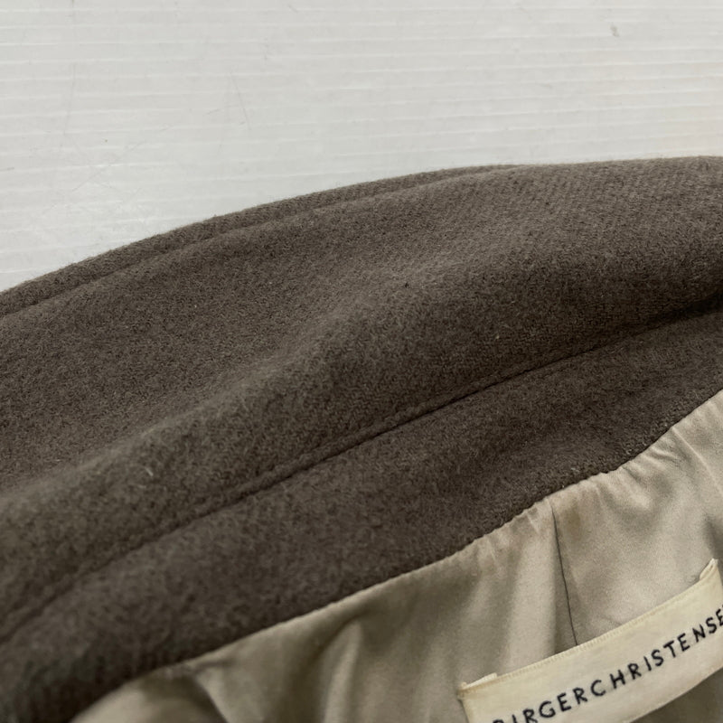 【現状渡し品】【メンズ】 BIRGER CHRISTENSEN ビルガー クリステンセン DAISY HEAVY WOOL COAT デイジー ヘビーウール コート アウター 147-261018-sa-09-teih サイズ：38 カラー：グレー/グリーン 万代Net店
