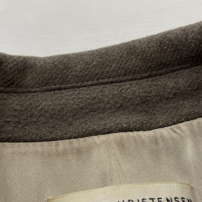 【現状渡し品】【メンズ】 BIRGER CHRISTENSEN ビルガー クリステンセン DAISY HEAVY WOOL COAT デイジー ヘビーウール コート アウター 147-261018-sa-09-teih サイズ：38 カラー：グレー/グリーン 万代Net店