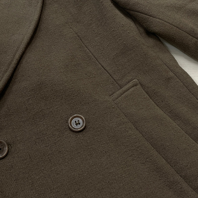 【現状渡し品】【メンズ】 BIRGER CHRISTENSEN ビルガー クリステンセン DAISY HEAVY WOOL COAT デイジー ヘビーウール コート アウター 147-261018-sa-09-teih サイズ：38 カラー：グレー/グリーン 万代Net店