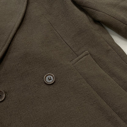 【現状渡し品】【メンズ】 BIRGER CHRISTENSEN ビルガー クリステンセン DAISY HEAVY WOOL COAT デイジー ヘビーウール コート アウター 147-261018-sa-09-teih サイズ：38 カラー：グレー/グリーン 万代Net店