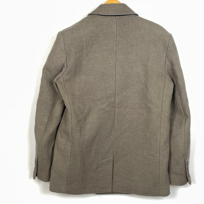【現状渡し品】【メンズ】 BIRGER CHRISTENSEN ビルガー クリステンセン DAISY HEAVY WOOL COAT デイジー ヘビーウール コート アウター 147-261018-sa-09-teih サイズ：38 カラー：グレー/グリーン 万代Net店