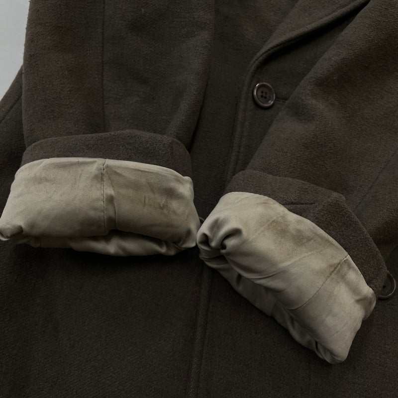 【現状渡し品】【メンズ】 BIRGER CHRISTENSEN ビルガー クリステンセン DAISY HEAVY WOOL COAT デイジー ヘビーウール コート アウター 147-261018-sa-09-teih サイズ：38 カラー：グレー/グリーン 万代Net店