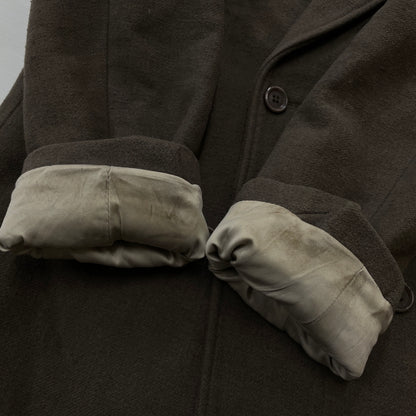 【現状渡し品】【メンズ】 BIRGER CHRISTENSEN ビルガー クリステンセン DAISY HEAVY WOOL COAT デイジー ヘビーウール コート アウター 147-261018-sa-09-teih サイズ：38 カラー：グレー/グリーン 万代Net店