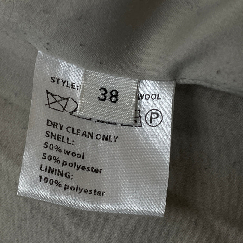 【現状渡し品】【メンズ】 BIRGER CHRISTENSEN ビルガー クリステンセン DAISY HEAVY WOOL COAT デイジー ヘビーウール コート アウター 147-261018-sa-09-teih サイズ：38 カラー：グレー/グリーン 万代Net店