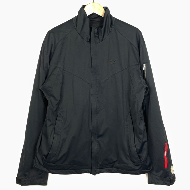 【中古品】【メンズ】 STI SUBARU エスティーアイ スバル JERSEY JACKET STSG06100560 ジャージ ジャケット アウター 147-261018-sa-07-teih サイズ：L カラー：ブラック 万代Net店