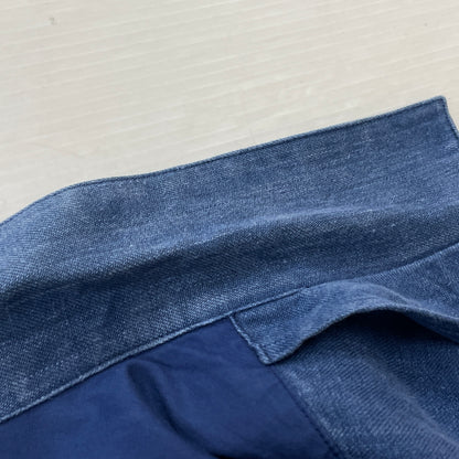 【中古品】【メンズ】 PAPAS パパス LINEN COVERALL リネン カバーオール アウター 147-261018-sa-10-teih サイズ：L カラー：ブルー 万代Net店