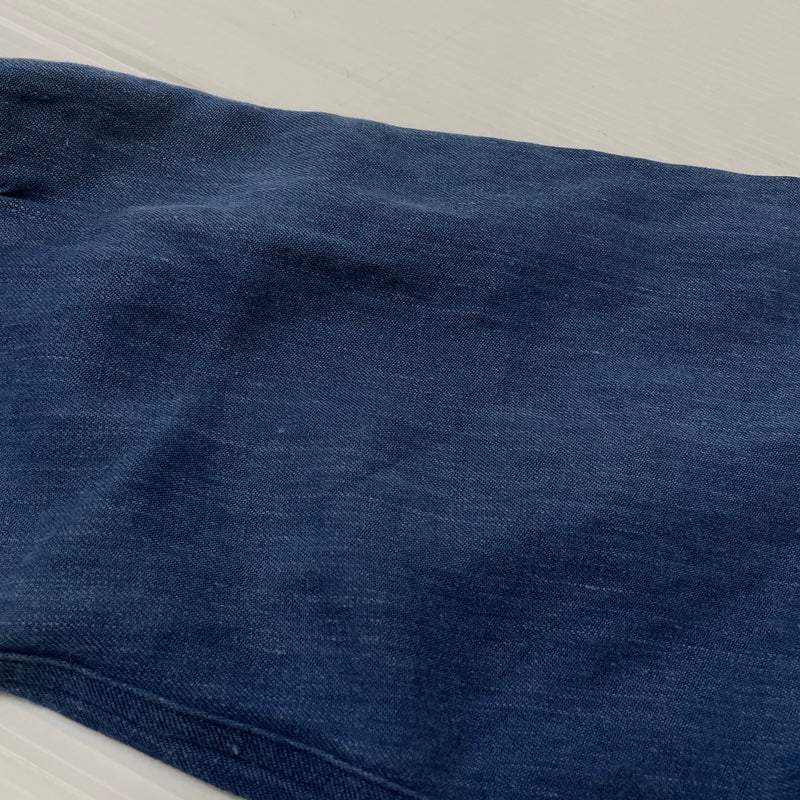 【中古品】【メンズ】 PAPAS パパス LINEN COVERALL リネン カバーオール アウター 147-261018-sa-10-teih サイズ：L カラー：ブルー 万代Net店