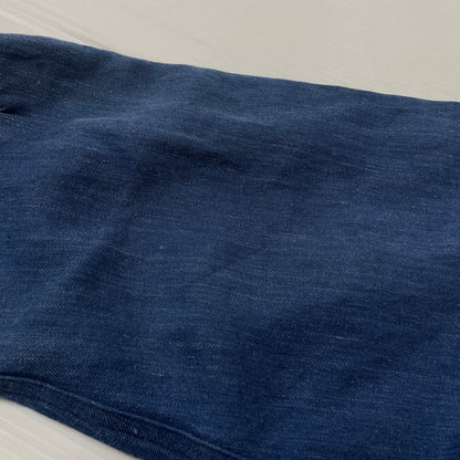 【中古品】【メンズ】 PAPAS パパス LINEN COVERALL リネン カバーオール アウター 147-261018-sa-10-teih サイズ：L カラー：ブルー 万代Net店