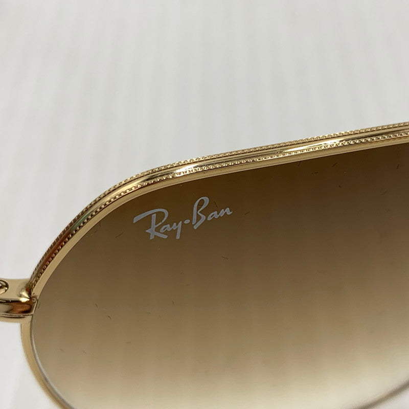 【中古品】【メンズ】 RAY-BAN レイバン JACK SUNGLASSES RB3565 ジャック サングラス アイウェア メガネ 203-261023-ko-14-teih サイズ：53□20-145 カラー：ポリッシュ アリスタゴールド 万代Net店