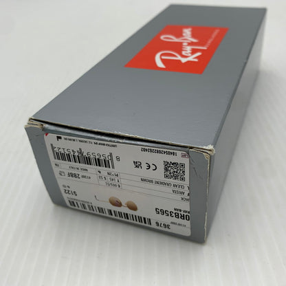 【中古品】【メンズ】 RAY-BAN レイバン JACK SUNGLASSES RB3565 ジャック サングラス アイウェア メガネ 203-261023-ko-14-teih サイズ：53□20-145 カラー：ポリッシュ アリスタゴールド 万代Net店