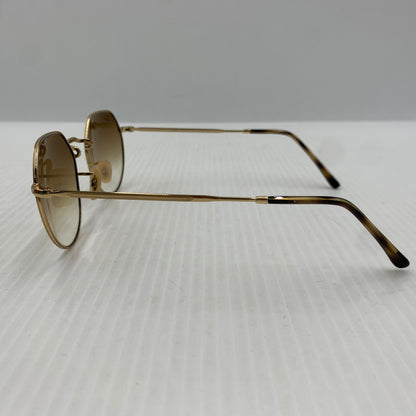 【中古品】【メンズ】 RAY-BAN レイバン JACK SUNGLASSES RB3565 ジャック サングラス アイウェア メガネ 203-261023-ko-14-teih サイズ：53□20-145 カラー：ポリッシュ アリスタゴールド 万代Net店