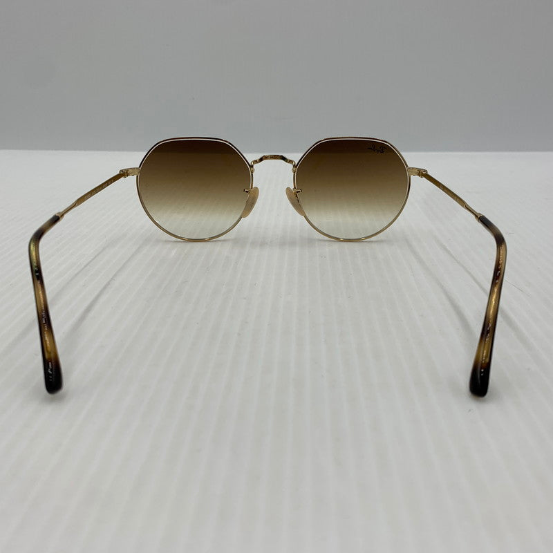 【中古品】【メンズ】 RAY-BAN レイバン JACK SUNGLASSES RB3565 ジャック サングラス アイウェア メガネ 203-261023-ko-14-teih サイズ：53□20-145 カラー：ポリッシュ アリスタゴールド 万代Net店