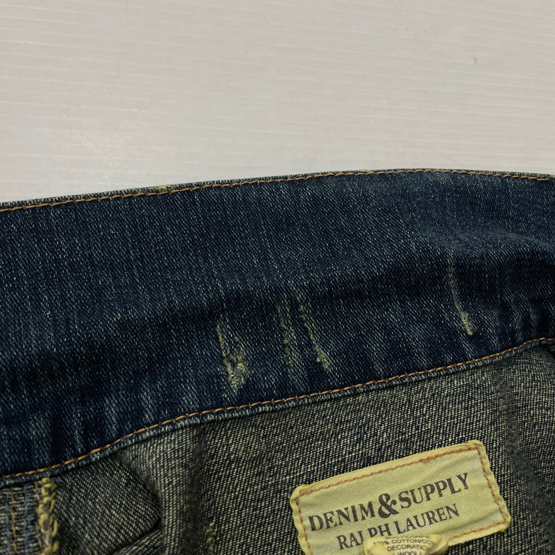 【中古品】【メンズ】 DENIM＆SUPPLY RALPH LAUREN デニム アンド サプライ ラルフ ローレン FLAG DENIM JACKET フラッグ デニム ジャケット アウター 147-261018-sa-01-teih サイズ：XL カラー：インディゴ 万代Net店