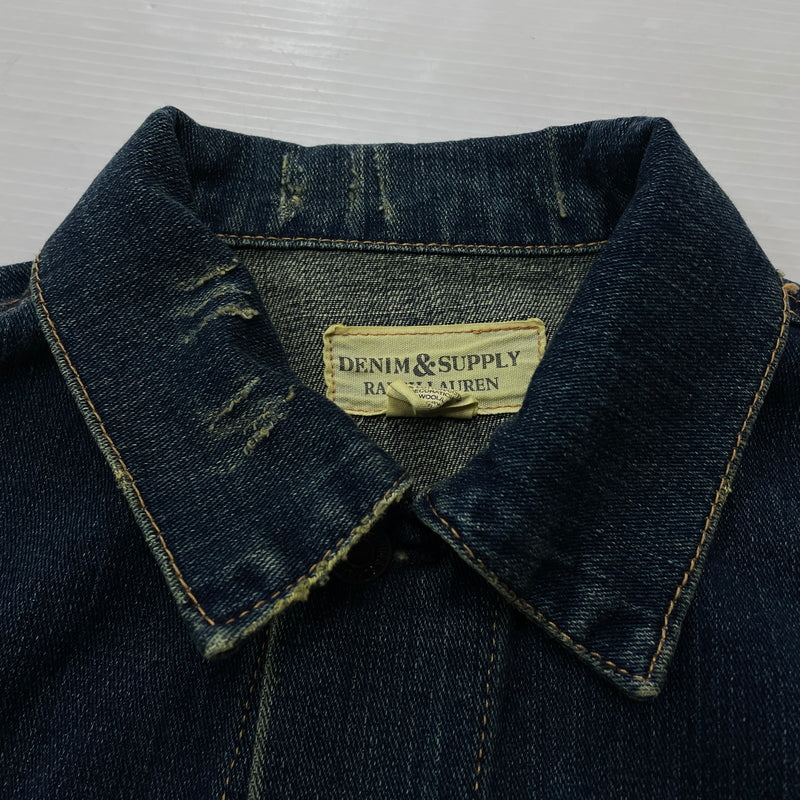 【中古品】【メンズ】 DENIM＆SUPPLY RALPH LAUREN デニム アンド サプライ ラルフ ローレン FLAG DENIM JACKET フラッグ デニム ジャケット アウター 147-261018-sa-01-teih サイズ：XL カラー：インディゴ 万代Net店
