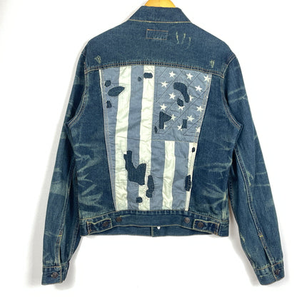 【中古品】【メンズ】 DENIM＆SUPPLY RALPH LAUREN デニム アンド サプライ ラルフ ローレン FLAG DENIM JACKET フラッグ デニム ジャケット アウター 147-261018-sa-01-teih サイズ：XL カラー：インディゴ 万代Net店
