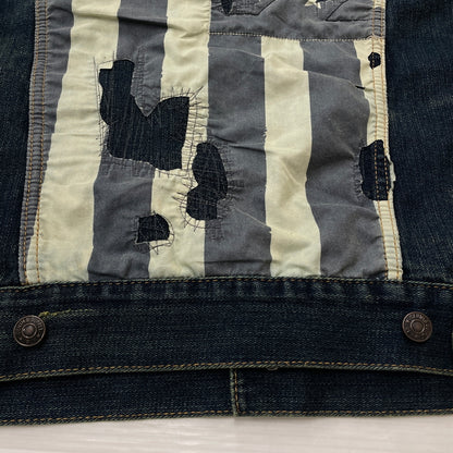 【中古品】【メンズ】 DENIM＆SUPPLY RALPH LAUREN デニム アンド サプライ ラルフ ローレン FLAG DENIM JACKET フラッグ デニム ジャケット アウター 147-261018-sa-01-teih サイズ：XL カラー：インディゴ 万代Net店