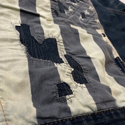 【中古品】【メンズ】 DENIM＆SUPPLY RALPH LAUREN デニム アンド サプライ ラルフ ローレン FLAG DENIM JACKET フラッグ デニム ジャケット アウター 147-261018-sa-01-teih サイズ：XL カラー：インディゴ 万代Net店