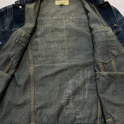 【中古品】【メンズ】 DENIM＆SUPPLY RALPH LAUREN デニム アンド サプライ ラルフ ローレン FLAG DENIM JACKET フラッグ デニム ジャケット アウター 147-261018-sa-01-teih サイズ：XL カラー：インディゴ 万代Net店