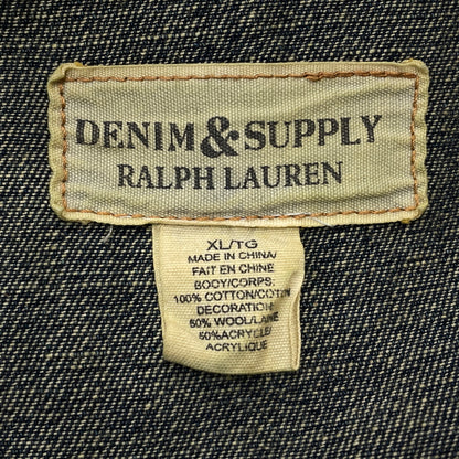 【中古品】【メンズ】 DENIM＆SUPPLY RALPH LAUREN デニム アンド サプライ ラルフ ローレン FLAG DENIM JACKET フラッグ デニム ジャケット アウター 147-261018-sa-01-teih サイズ：XL カラー：インディゴ 万代Net店