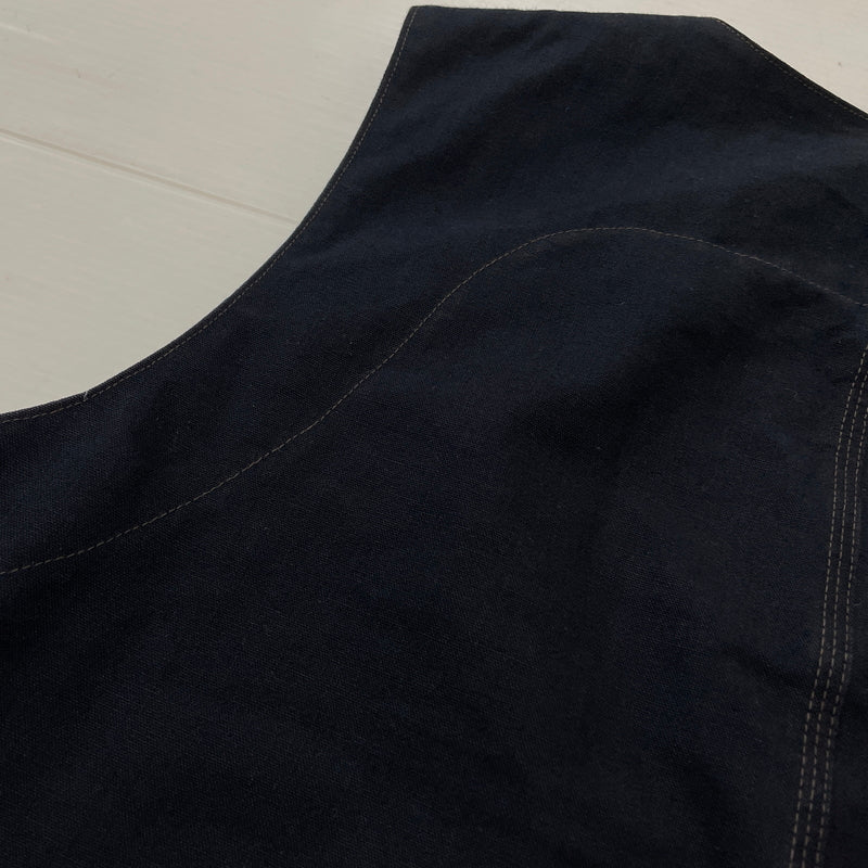 【中古品】【メンズ】 DALEE'S ダリーズ HORSE HIDE LEATHER VEST ホース ハイド レザー ベスト トップス 145-261018-sa-02-teih サイズ：16 1/2 カラー：ブラック 万代Net店