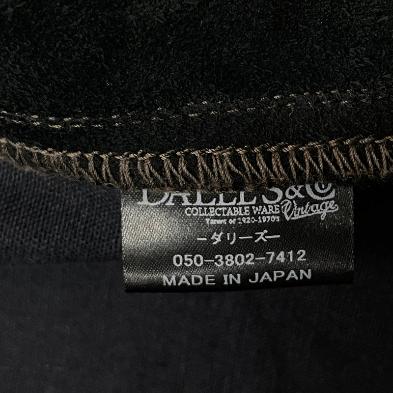 【中古品】【メンズ】 DALEE'S ダリーズ HORSE HIDE LEATHER VEST ホース ハイド レザー ベスト トップス 145-261018-sa-02-teih サイズ：16 1/2 カラー：ブラック 万代Net店