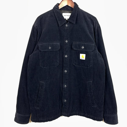 【中古品】【メンズ】 CARHARTT カーハート WHITSOME SHIRT JAC ウィットサム シャツ ジャケット アウター 145-261018-sa-03-teih サイズ：L カラー：ネイビー 万代Net店