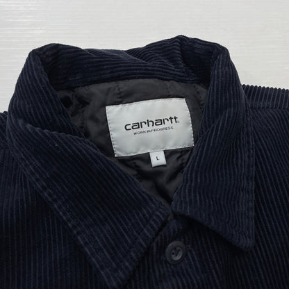 【中古品】【メンズ】 CARHARTT カーハート WHITSOME SHIRT JAC ウィットサム シャツ ジャケット アウター 145-261018-sa-03-teih サイズ：L カラー：ネイビー 万代Net店