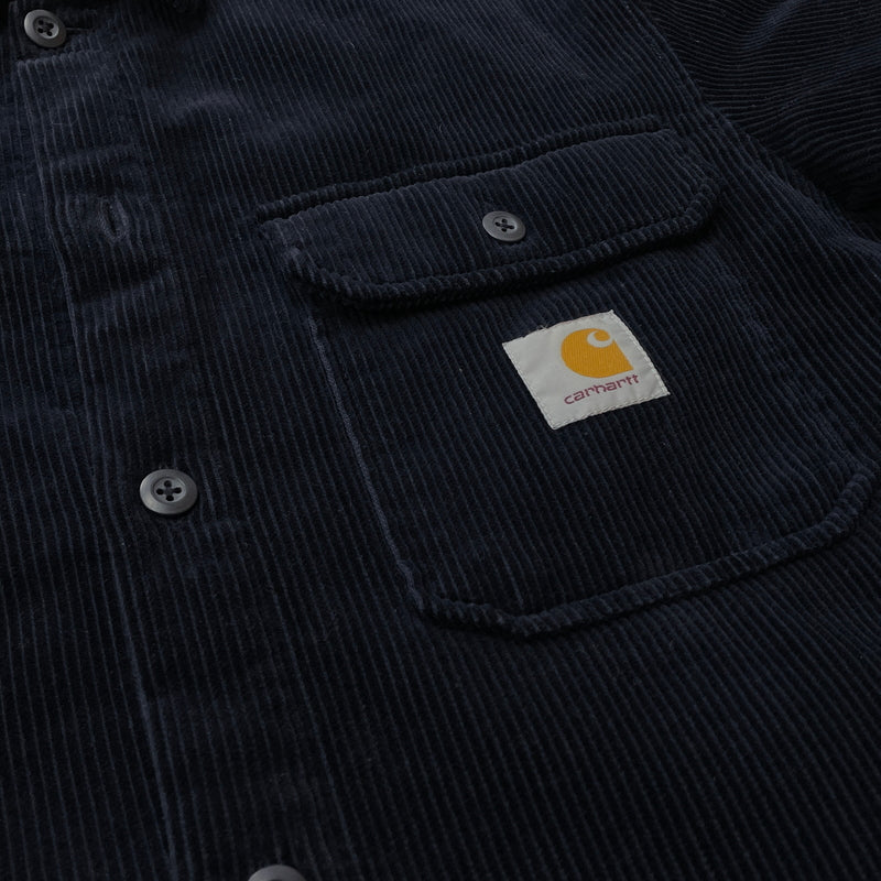 【中古品】【メンズ】 CARHARTT カーハート WHITSOME SHIRT JAC ウィットサム シャツ ジャケット アウター 145-261018-sa-03-teih サイズ：L カラー：ネイビー 万代Net店