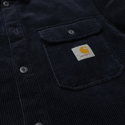 【中古品】【メンズ】 CARHARTT カーハート WHITSOME SHIRT JAC ウィットサム シャツ ジャケット アウター 145-261018-sa-03-teih サイズ：L カラー：ネイビー 万代Net店