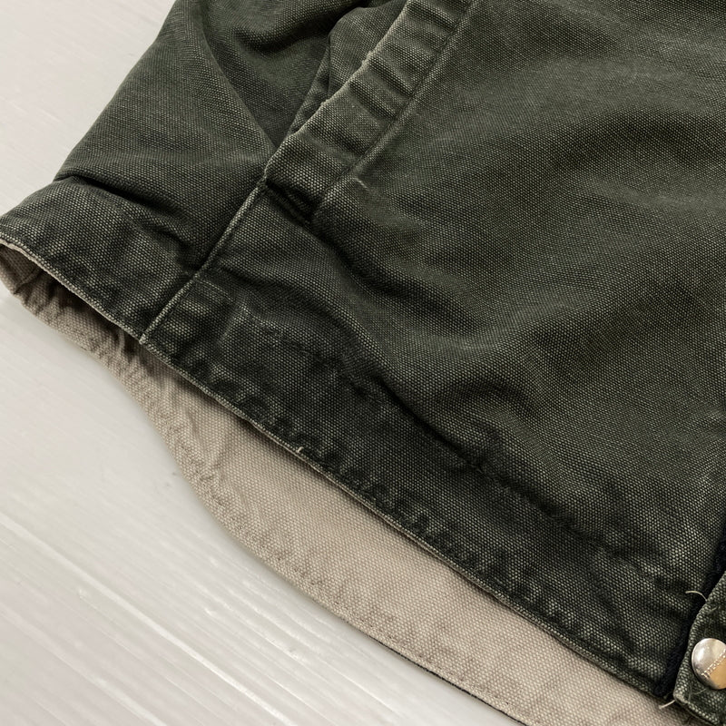 【現状渡し品】【メンズ】 CARHARTT カーハート SANDSTONE MULTI-POCKET BOA-LINED JACKET 145 J285 サンドストーン マルチポケット ボアラインド ジャケット アウター 145-261018-sa-04-teih サイズ：M カラー：グリーン系 万代Net店