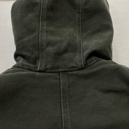 【現状渡し品】【メンズ】 CARHARTT カーハート SANDSTONE MULTI-POCKET BOA-LINED JACKET 145 J285 サンドストーン マルチポケット ボアラインド ジャケット アウター 145-261018-sa-04-teih サイズ：M カラー：グリーン系 万代Net店