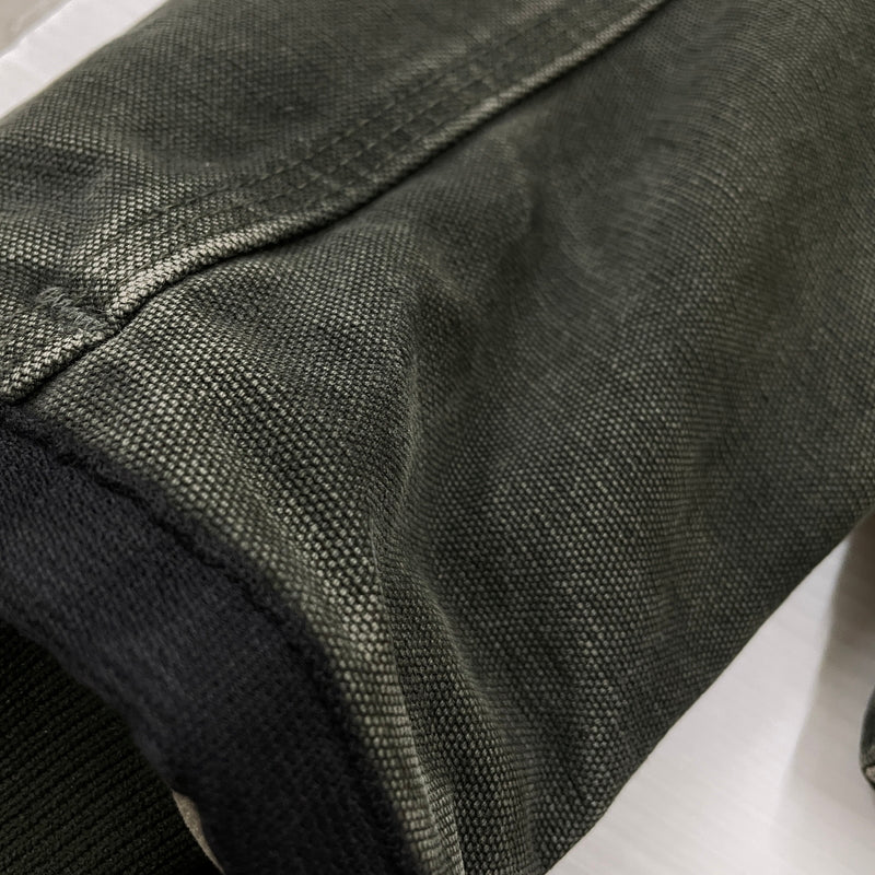 【現状渡し品】【メンズ】 CARHARTT カーハート SANDSTONE MULTI-POCKET BOA-LINED JACKET 145 J285 サンドストーン マルチポケット ボアラインド ジャケット アウター 145-261018-sa-04-teih サイズ：M カラー：グリーン系 万代Net店
