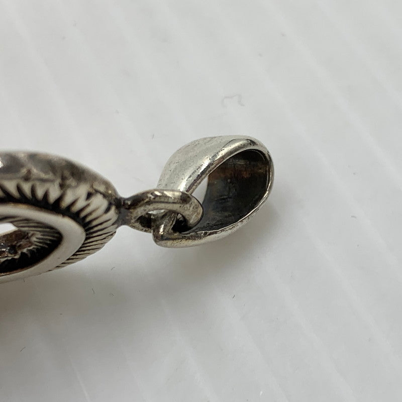 【中古品】【メンズ】 NAVAJO ナバホ族 STERLING SILVER TURQUOISE FEATHER スターリング シルバー ターコイズフェザー アクセサリー ペンダントトップ 191-261023-ko-15-teih サイズ：重さ19.5g カラー：シルバー 万代Net店