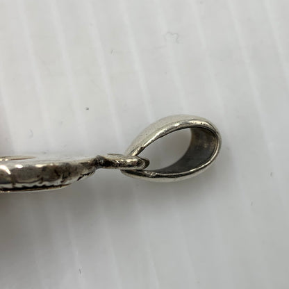 【中古品】【メンズ】 NAVAJO ナバホ族 STERLING SILVER TURQUOISE FEATHER スターリング シルバー ターコイズフェザー アクセサリー ペンダントトップ 191-261023-ko-15-teih サイズ：重さ19.5g カラー：シルバー 万代Net店