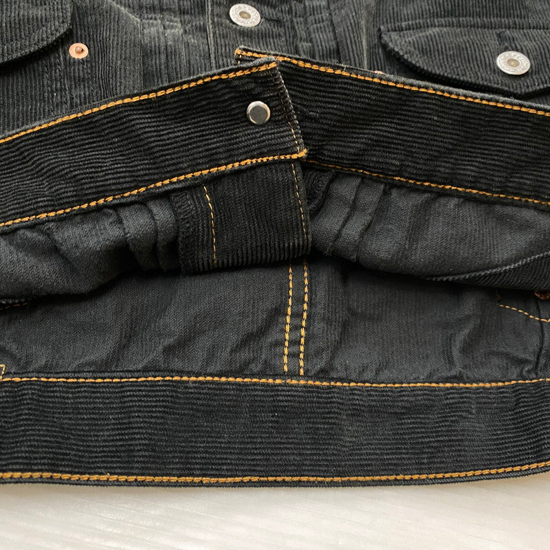 【中古品】【メンズ】 SUGARHILL シュガーヒル 21AW CORDUROY JACKET 2021年秋冬 コーデュロイ ジャケット アウター 140-261019-sa-08-teih サイズ：2 カラー：ブラック 万代Net店