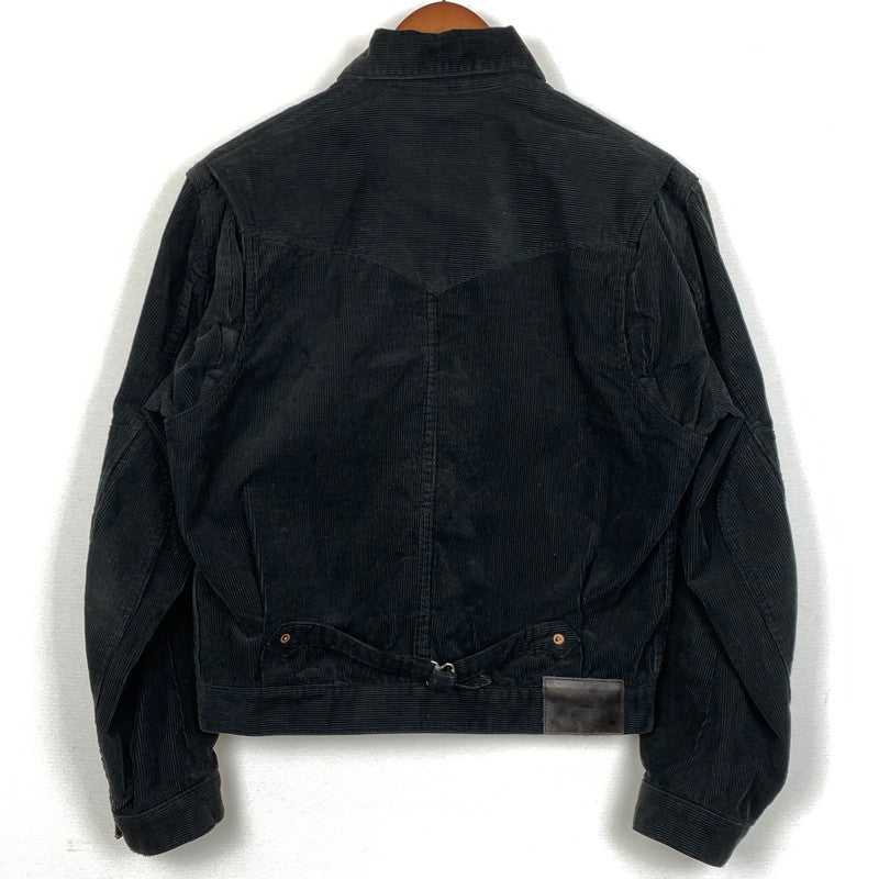 【中古品】【メンズ】 SUGARHILL シュガーヒル 21AW CORDUROY JACKET 2021年秋冬 コーデュロイ ジャケット アウター 140-261019-sa-08-teih サイズ：2 カラー：ブラック 万代Net店