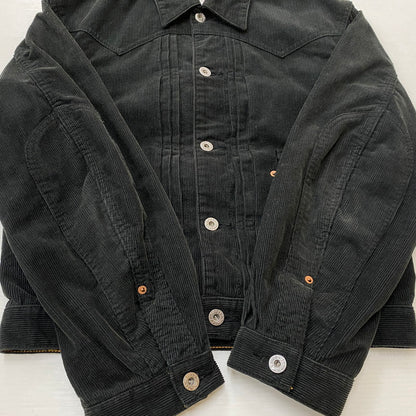 【中古品】【メンズ】 SUGARHILL シュガーヒル 21AW CORDUROY JACKET 2021年秋冬 コーデュロイ ジャケット アウター 140-261019-sa-08-teih サイズ：2 カラー：ブラック 万代Net店