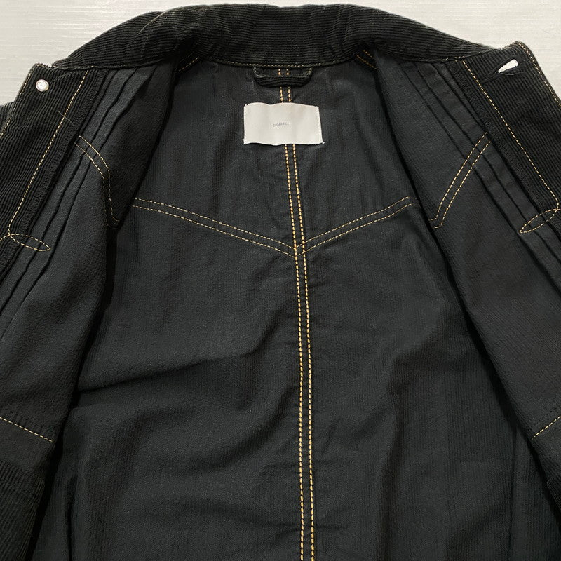 【中古品】【メンズ】 SUGARHILL シュガーヒル 21AW CORDUROY JACKET 2021年秋冬 コーデュロイ ジャケット アウター 140-261019-sa-08-teih サイズ：2 カラー：ブラック 万代Net店