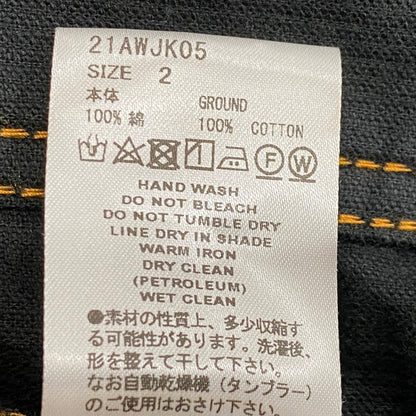 【中古品】【メンズ】 SUGARHILL シュガーヒル 21AW CORDUROY JACKET 2021年秋冬 コーデュロイ ジャケット アウター 140-261019-sa-08-teih サイズ：2 カラー：ブラック 万代Net店