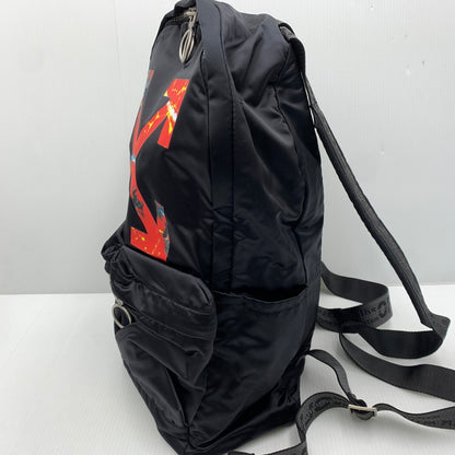 【中古品】【メンズ】 Off-White オフホワイト BACKPACK OMNB003S19D10016 バックパック カバン リュックサック アローズロゴプリント 188-261023-ko-07-teih サイズ：OS カラー：ブラック 万代Net店