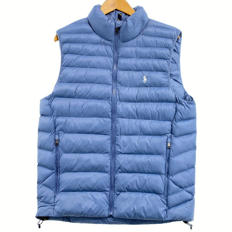 【中古品】【メンズ】 RALPHLAUREN ラルフローレン DOWN VEST ダウン ベスト アウター 147-261019-sa-10-teih サイズ：S カラー：ブルー 万代Net店