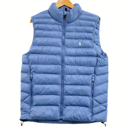 【中古品】【メンズ】 RALPHLAUREN ラルフローレン DOWN VEST ダウン ベスト アウター 147-261019-sa-10-teih サイズ：S カラー：ブルー 万代Net店