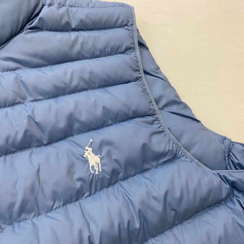 【中古品】【メンズ】 RALPHLAUREN ラルフローレン DOWN VEST ダウン ベスト アウター 147-261019-sa-10-teih サイズ：S カラー：ブルー 万代Net店