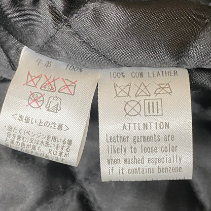 【中古品】【メンズ】 FAST LANE ファスト レイン COW LEATHER DOUBLERIDERS 牛革 ダブルライダース アウター 147-261019-sa-01-teih サイズ：36 カラー：BLACK 万代Net店