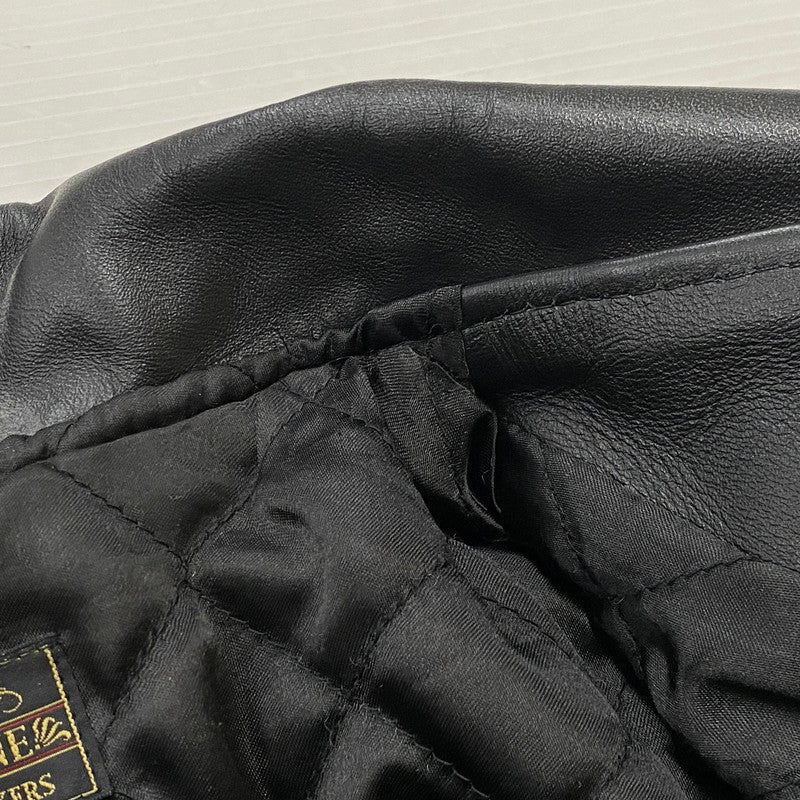 【中古品】【メンズ】 FAST LANE ファスト レイン COW LEATHER DOUBLERIDERS 牛革 ダブルライダース アウター 147-261019-sa-01-teih サイズ：36 カラー：BLACK 万代Net店